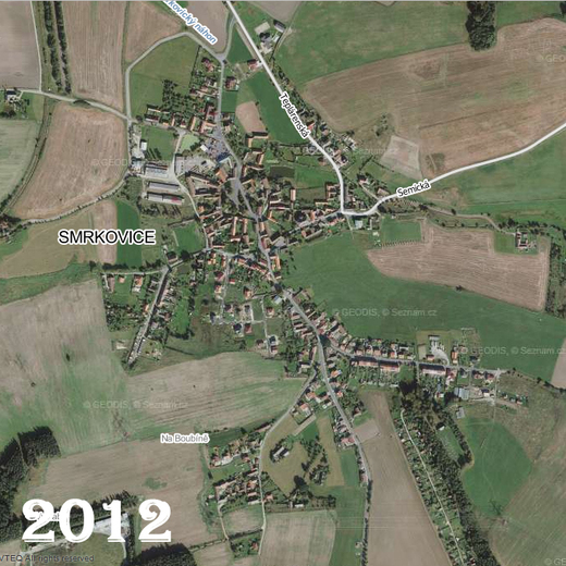 Mapa Smrkovic