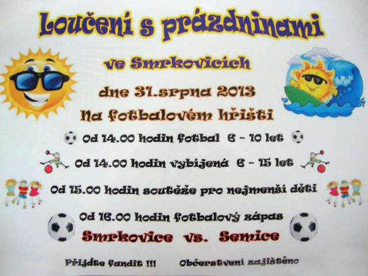 Loučení s prázdninami 31.08.2013