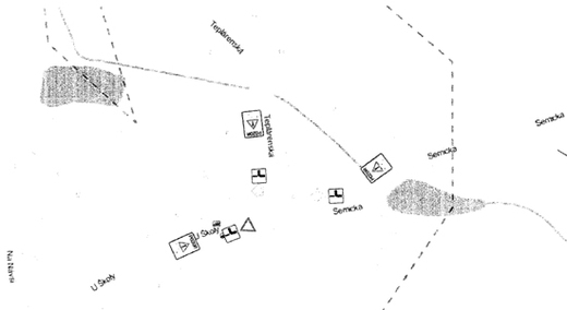 mapka křižovatka