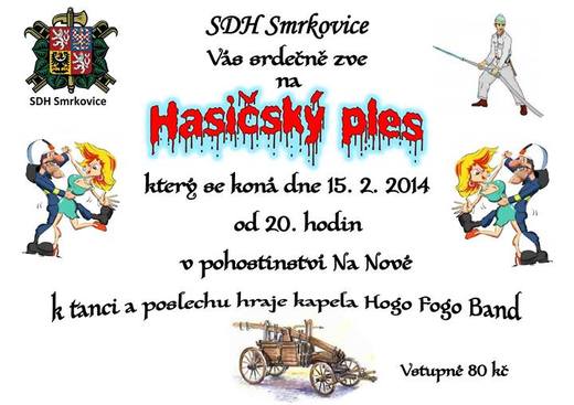 Ples Hasičů Smrkovice